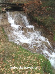 Smith Falls - stream from Tallest Waterfall in Nebraska down to Niobrara River